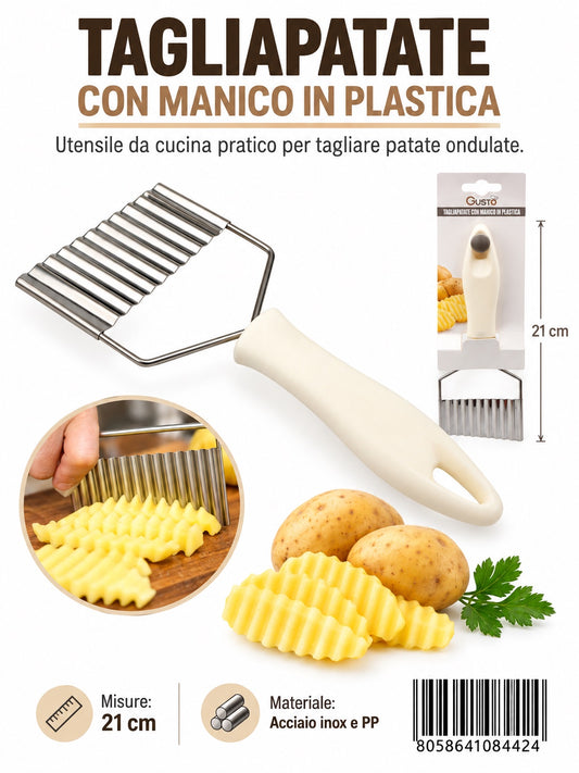 08442 Tagliapatate Con Manico In Plastica
