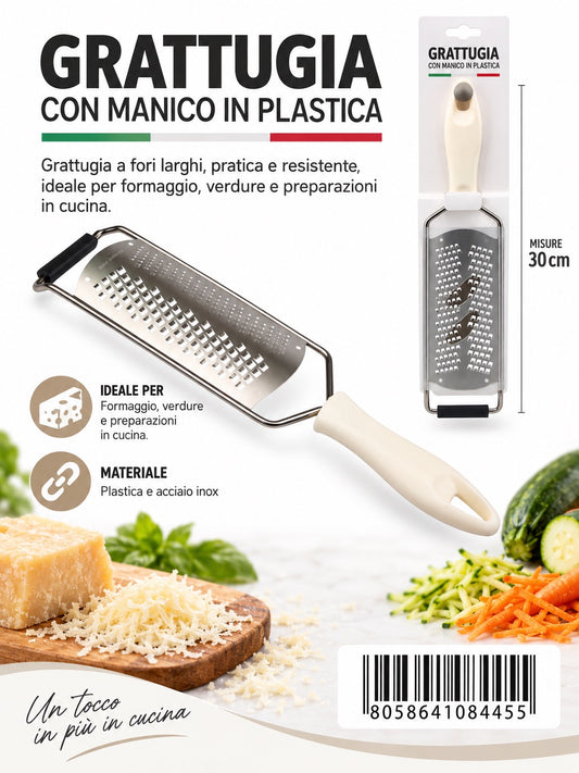 08445 Grattugia Con Manico In Plastica