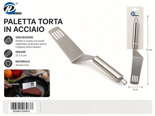 08483 Paletta Torta In Acciaio
