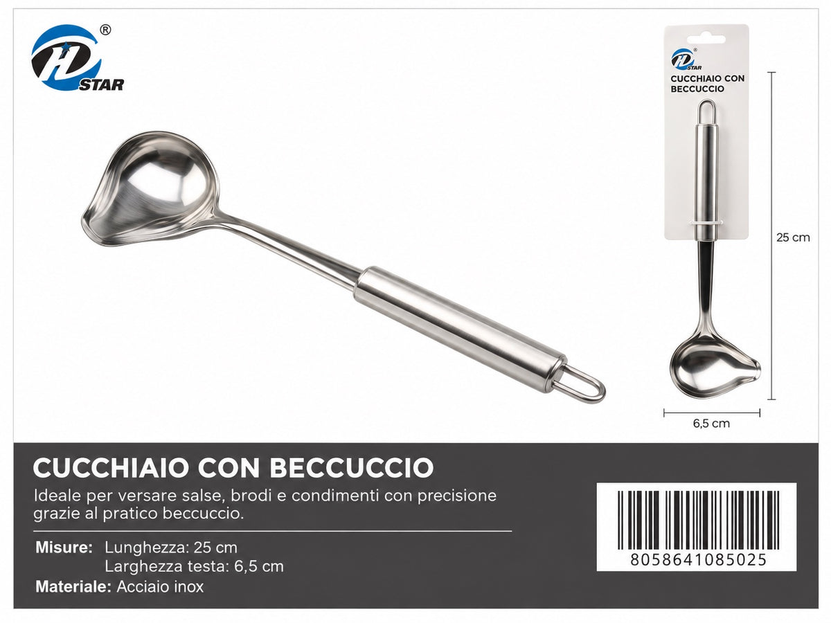08502 Cucchiaio Con Beccuccio Storto