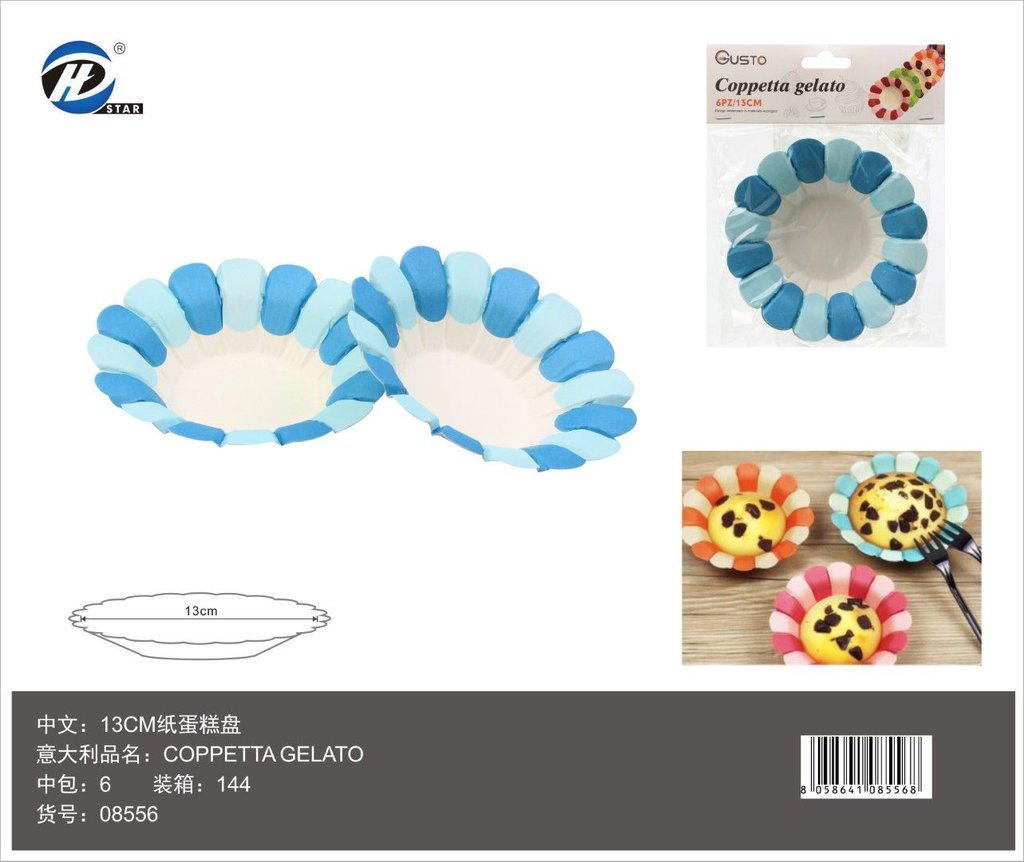 08556 Coppetta Gelato 13Cm 6Pz