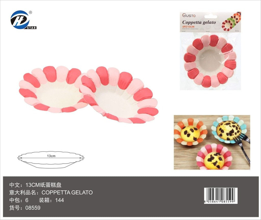 08559 Coppetta Gelato 13Cm 6Pz