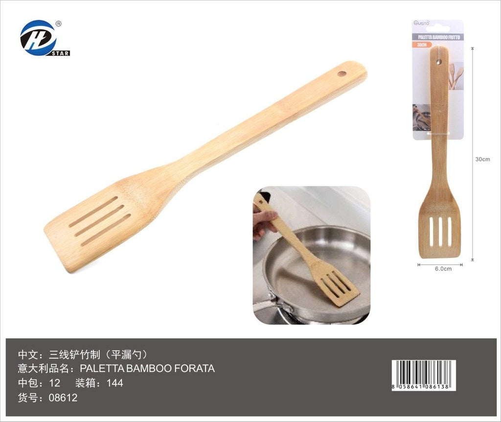 08613 Paletta Bamboo Fritto 30Cm