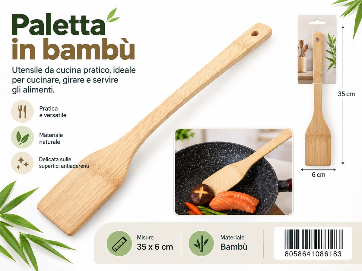08618 Paletta Bamboo 35Cm