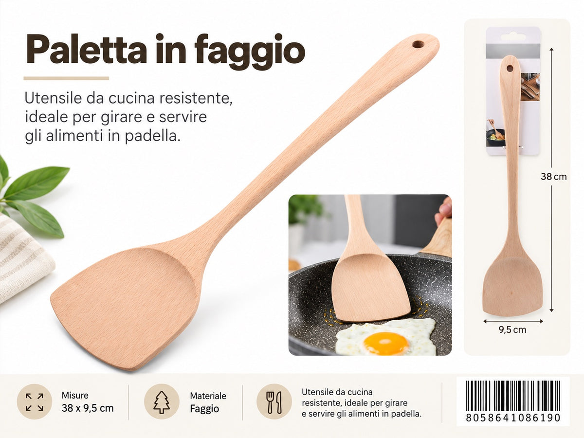 08619 Paletta Faggio 38*9.5Cm70G