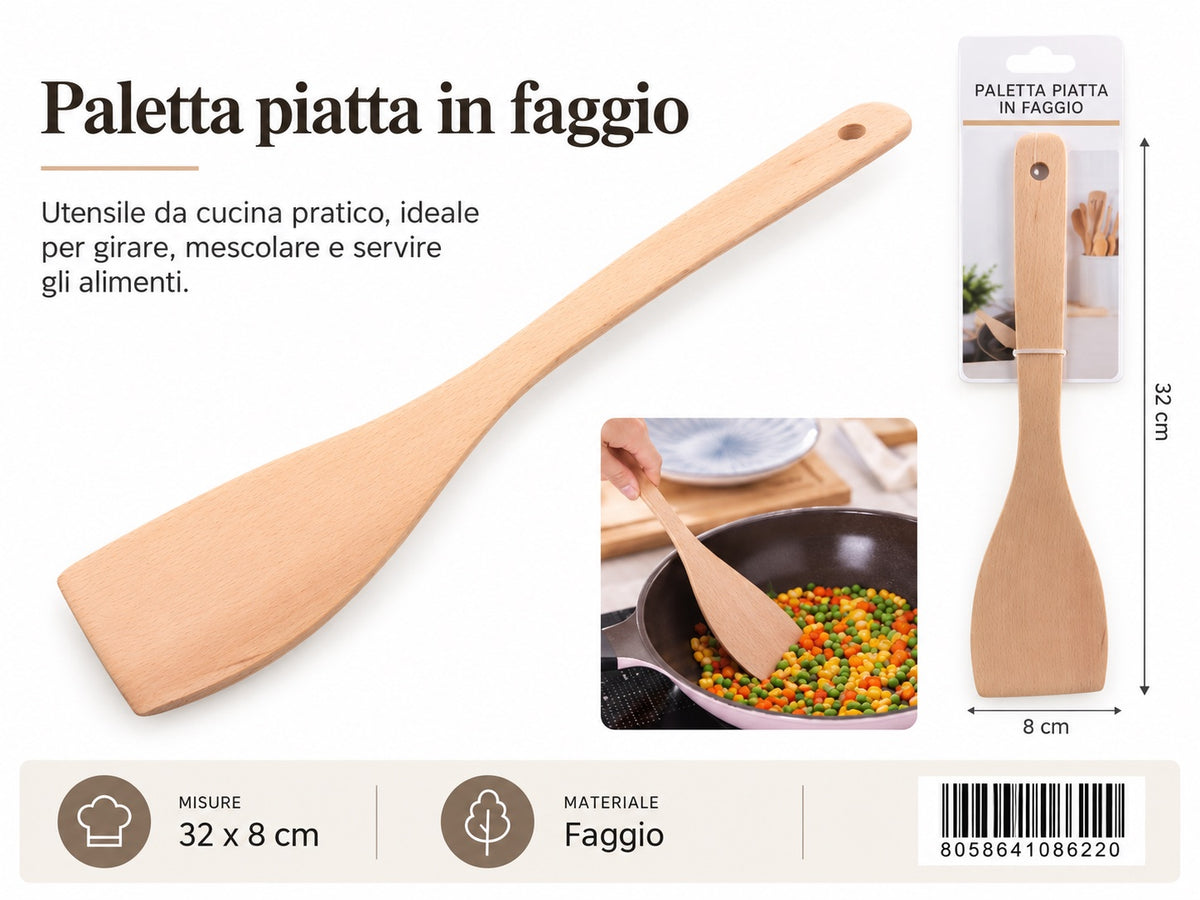 08622 Paletta Faggio 32*8Cm50G