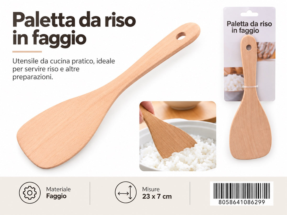 08629 Paletta Faggio 22*8Cm35G