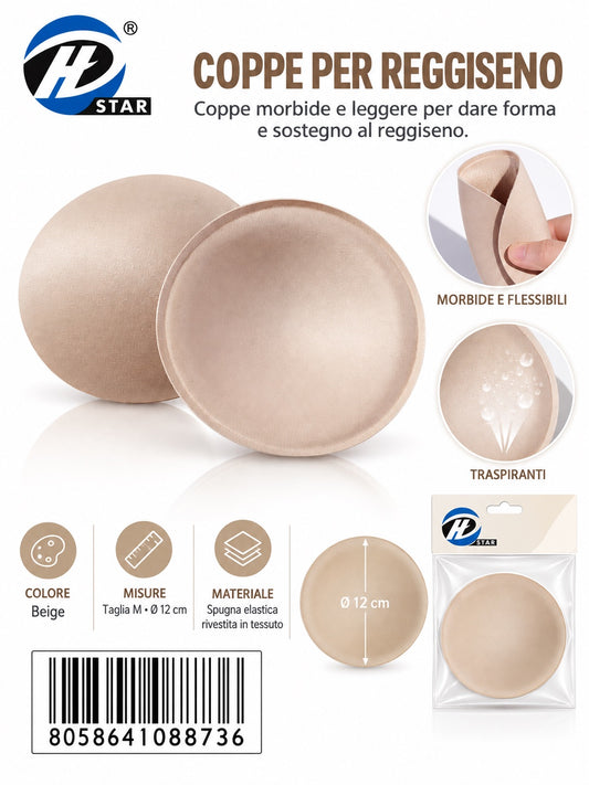 08873 Coppe Per Reggiseno M 12*12Cm 1/12 Ct240