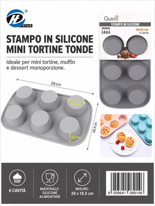 08914 Stampo In Silicone Da 6