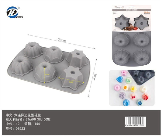 08923 Stampo In Silicone Da 6