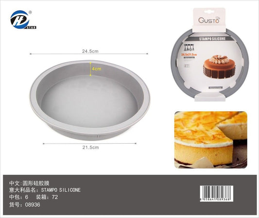 08936 Stampo In Silicone Rotondo 24.5Cm
