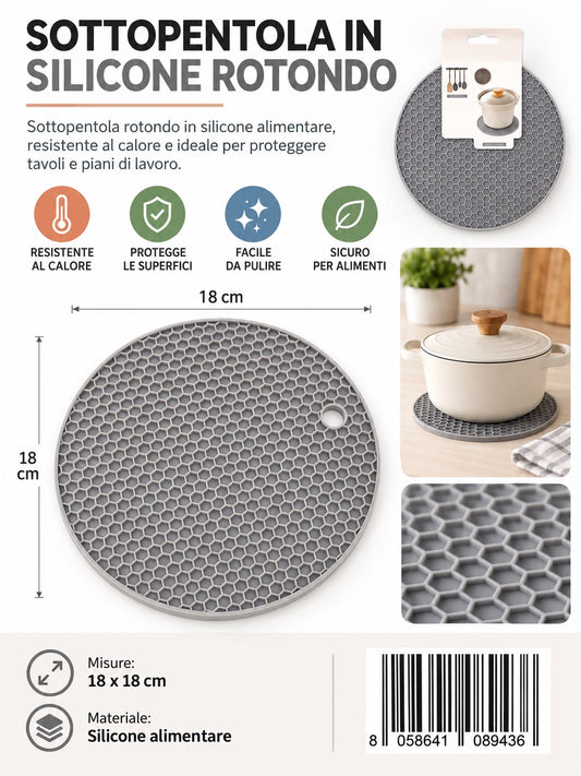 08943 Sottopentola In Silicone