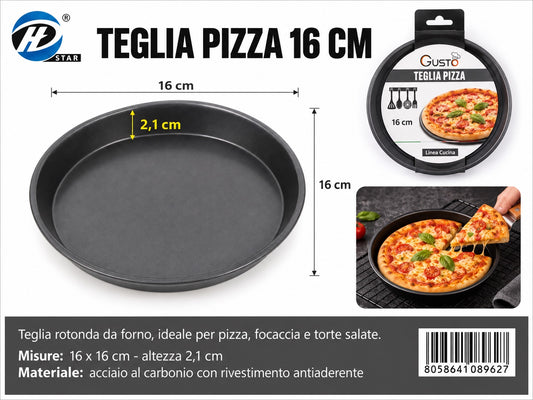 08962 Teglia Da Forno Rotondo 16Cm H2,1Cm