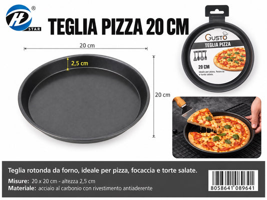 08964 Teglia Da Forno Rotondo 20Cm H2,5Cm