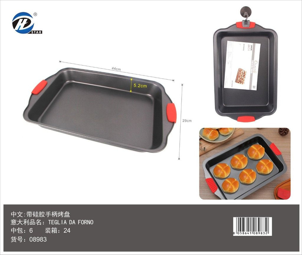 08983 Teglia Da Forno Con Maniglie