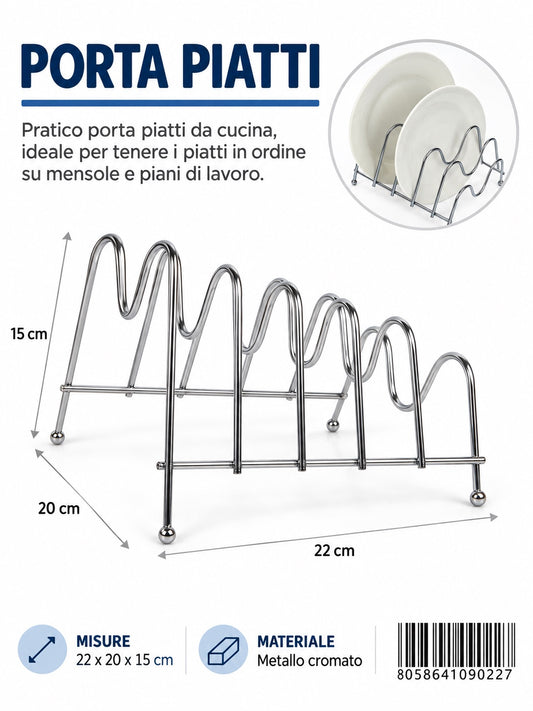 09022 Supporto Porta Piatti Ct48