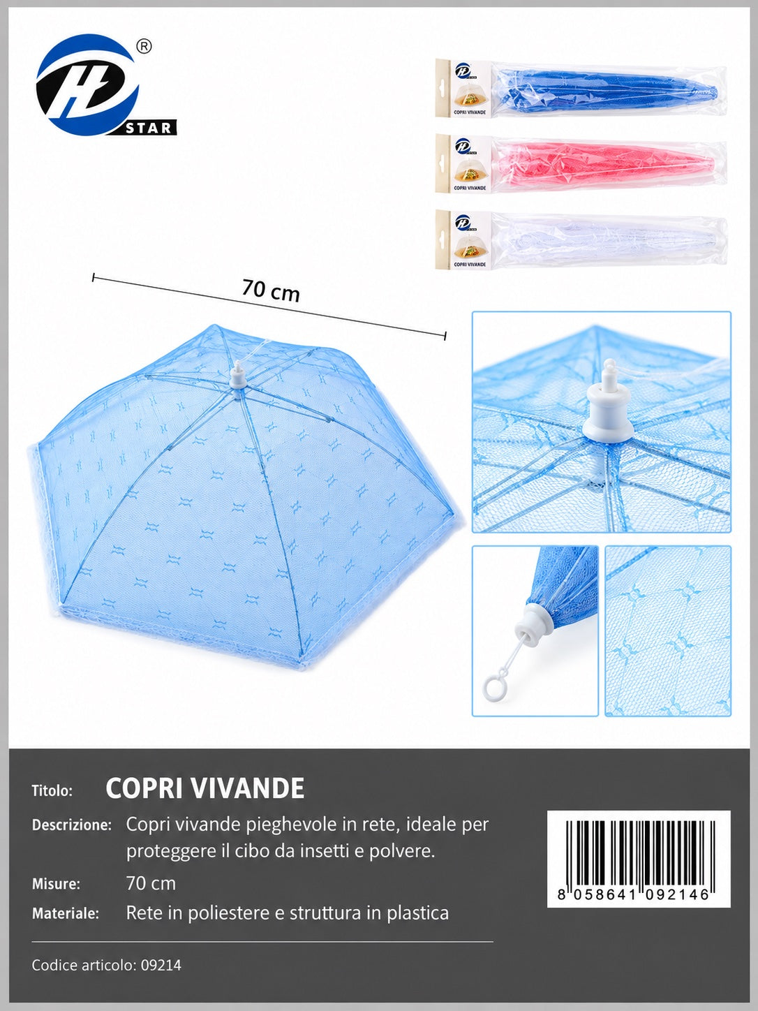 09214 Coprivivande 70Cm