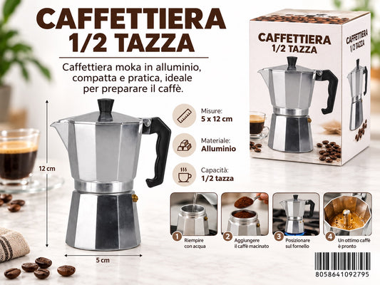 09279 Caffettiera Mezza Tazza
