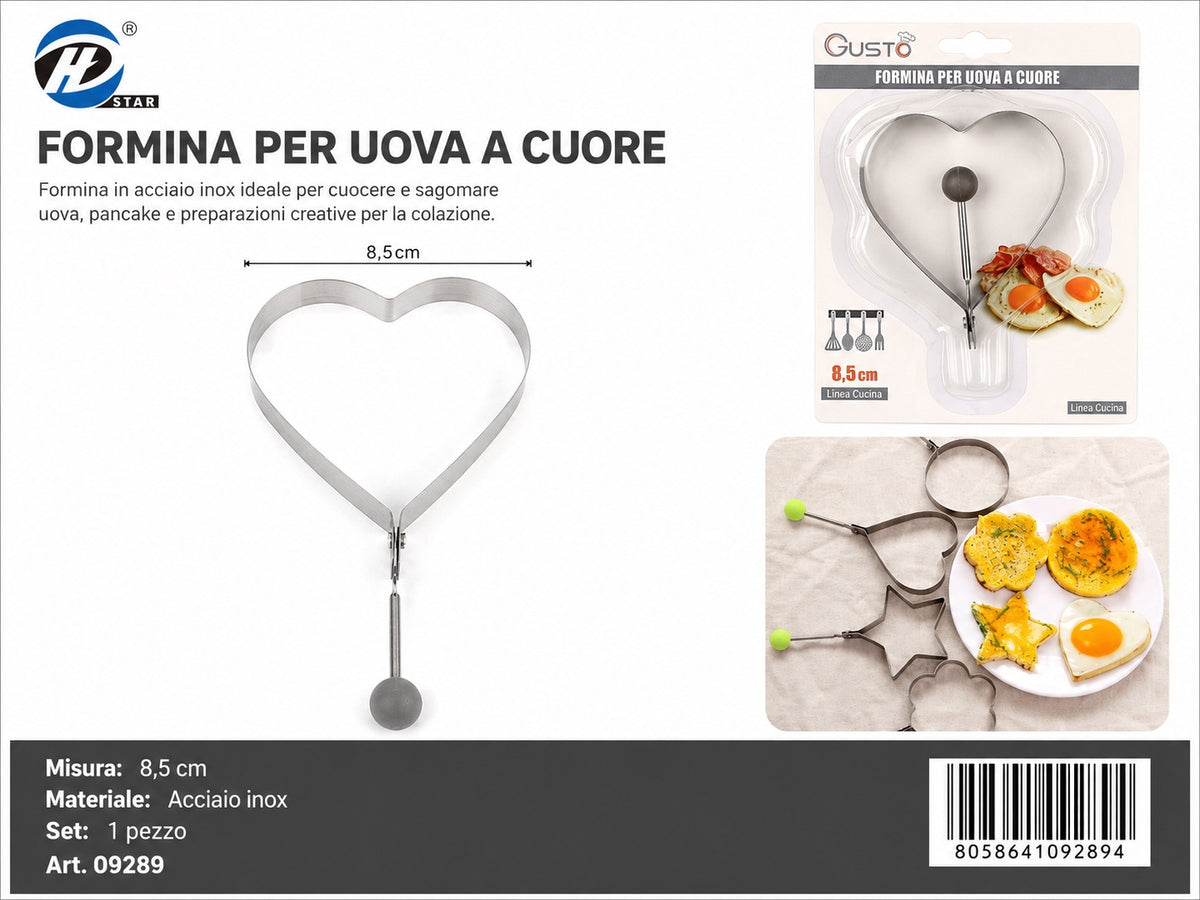 09289 Formina Per Uova (Cuore)