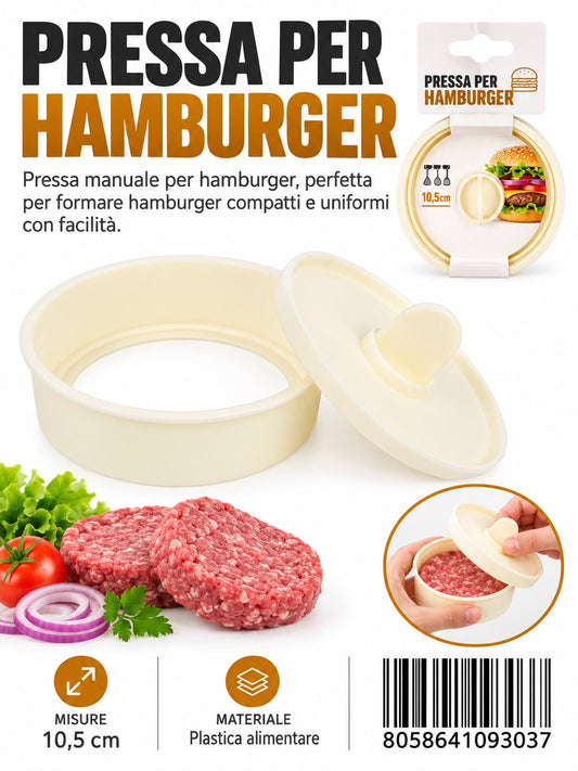 09303 Pressa Per Hamburger