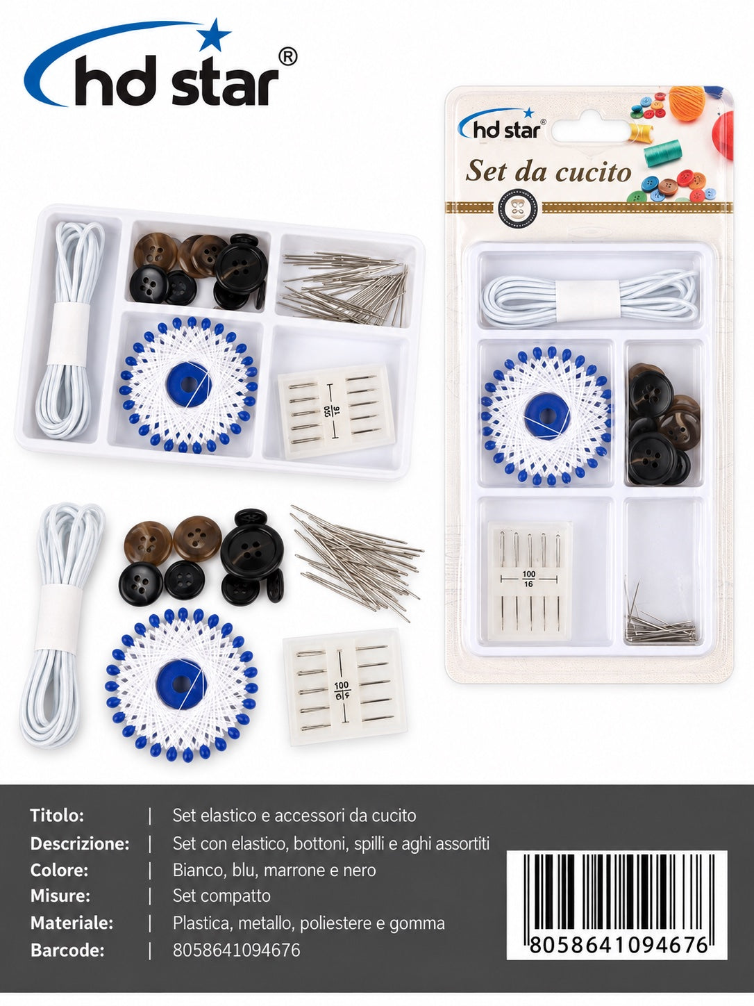 09467 Set Da Cucito 1/6 Ct240