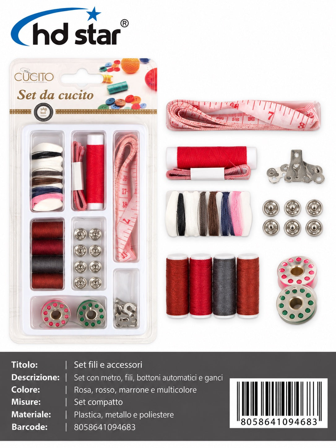 09468 Set Da Cucito 1/6 Ct240