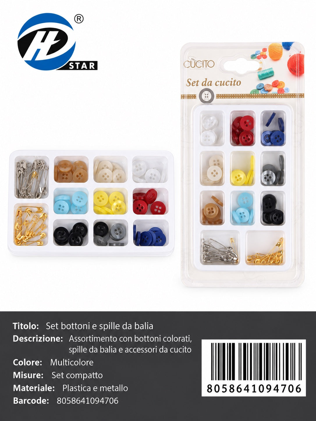 09470 Set Da Cucito 1/12 Ct240