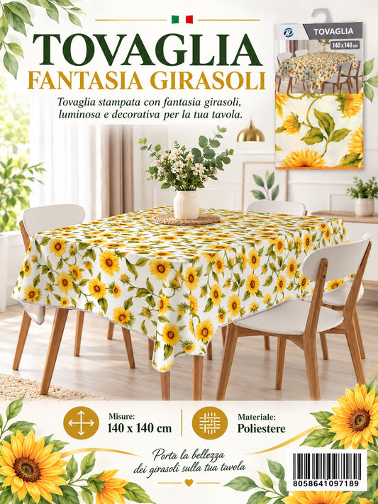 09718 Tovaglia In Poliestere 140*140Cm Ct24