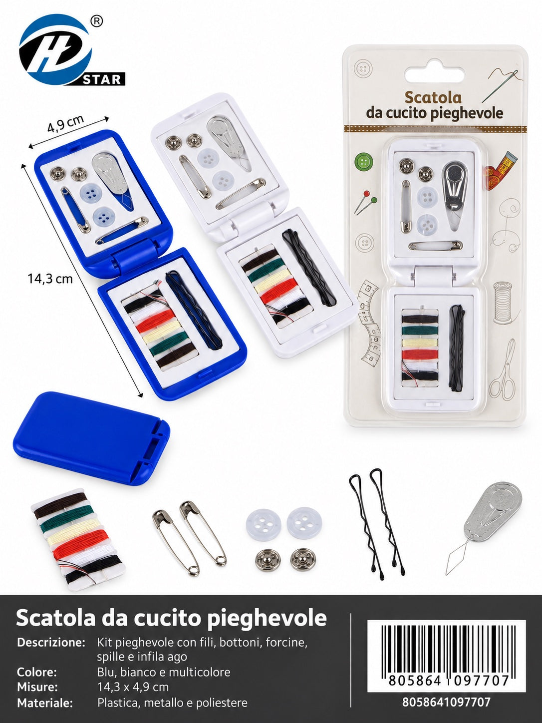 09770 Scatola Da Cucito 1/12 Ct240