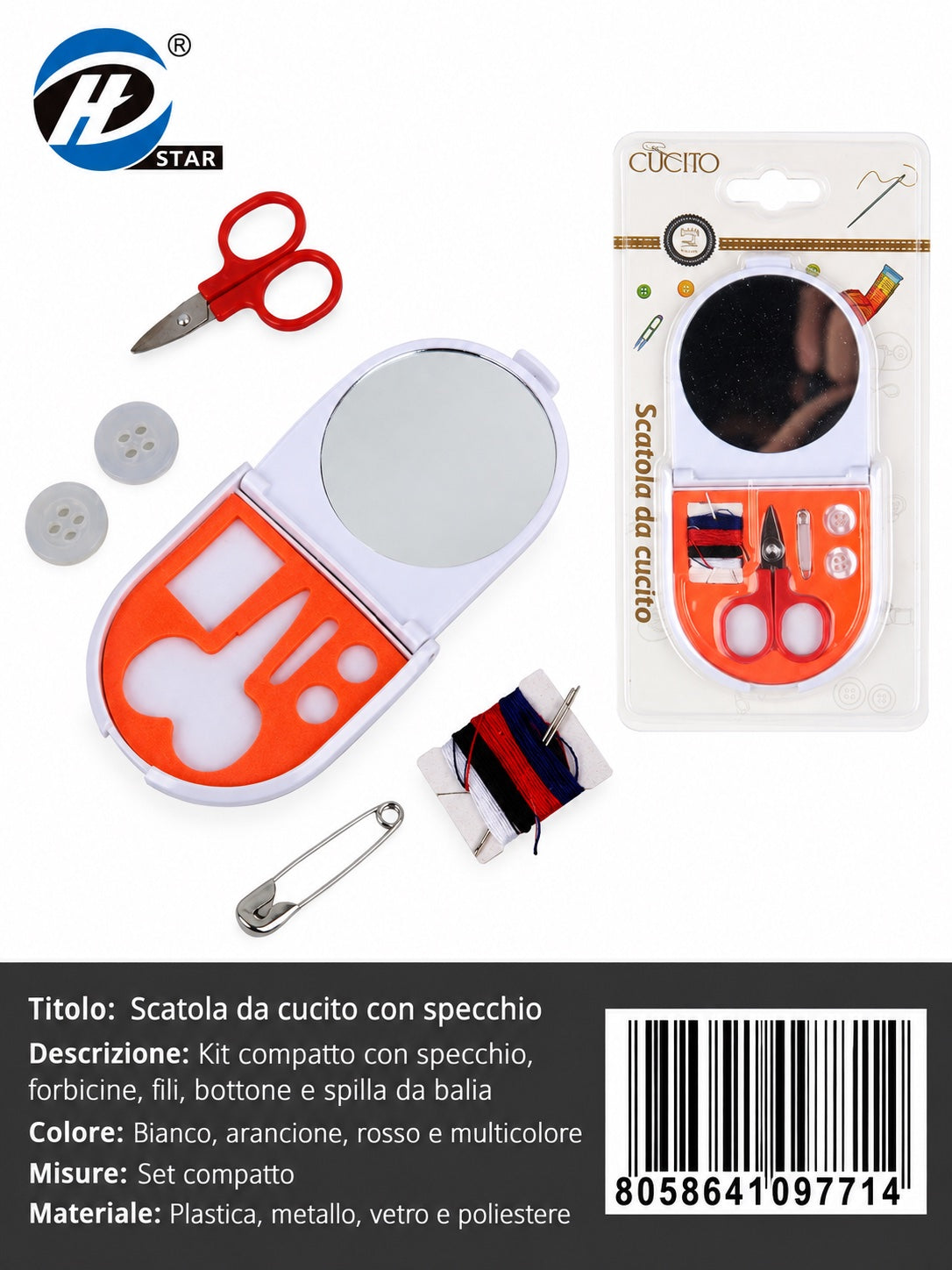 09771 Scatola Da Cucito 1/12 Ct240