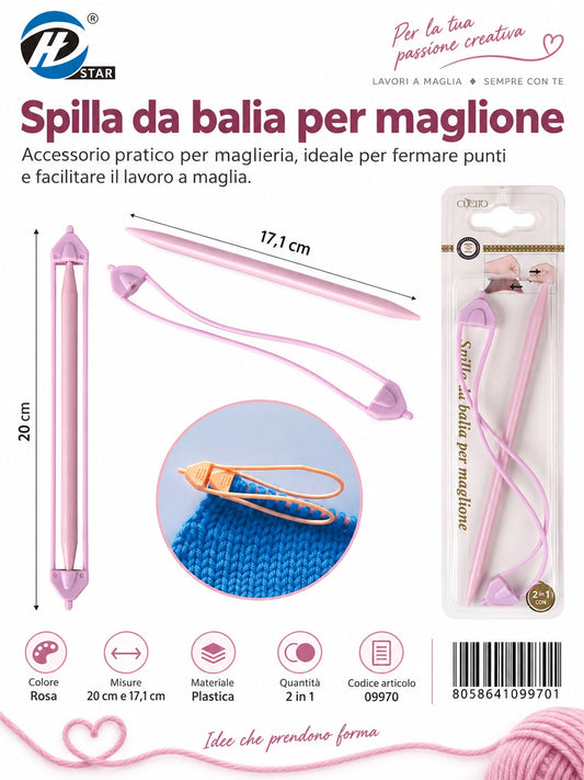 09970 Spilla Da Balia Per Maglione 1/12 Ct240