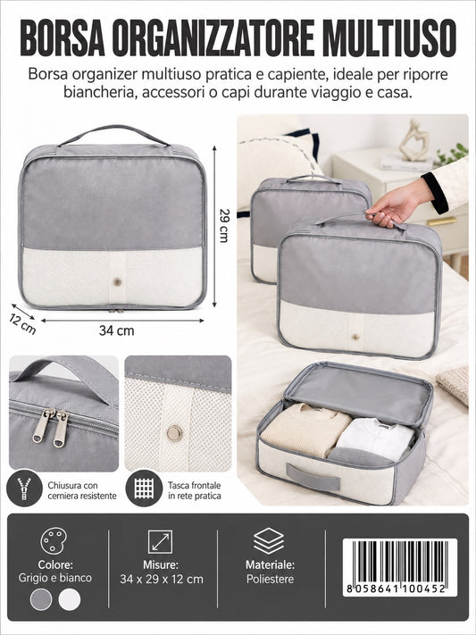 4110045 Borsa Organizzatore Multiuso Da Viaggio 34*29*12Cm Ct288