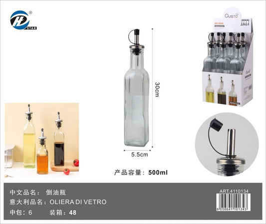 4110134 Oliera Di Vetro 500Ml 1/12 Ct48 500Ml