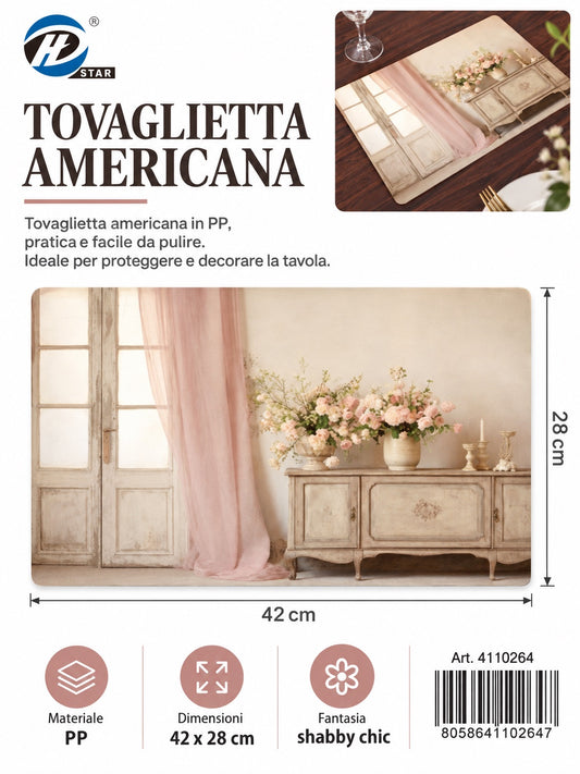 4110264 Tovaglietta Americana 28*42Cm 1/12 Ct240