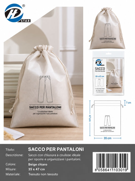 4110301 Sacco Per Pantaline In Tnt 35*47Cm 1/12 Ct288