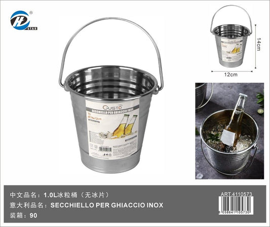 Secchiello per Ghiaccio Inox 1lt