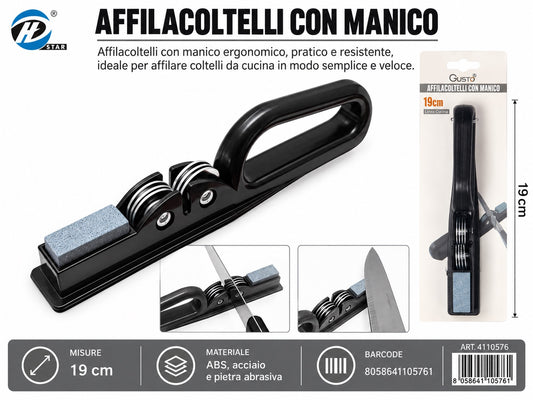 4110576 Affilacoltelli Con Manico 1/12 Ct144