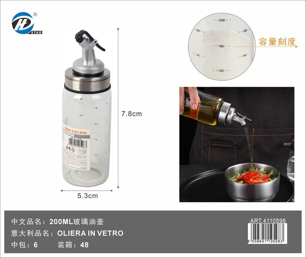 Oliera In Vetro 200Ml