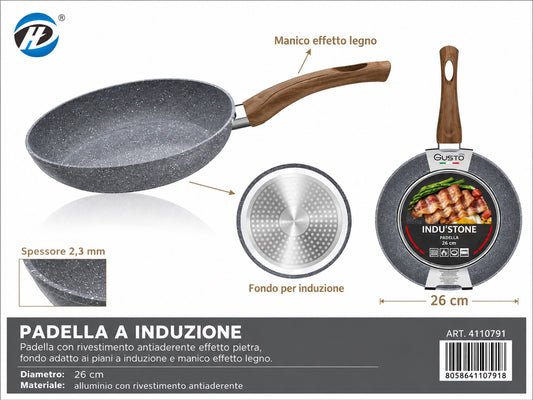 4110791 Linea Industone Padella a Induzione 26cm