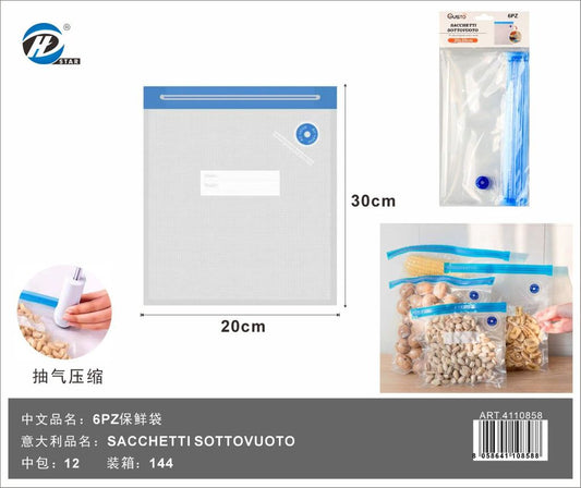 Sacchetti Sottovuoto 20*30Cm