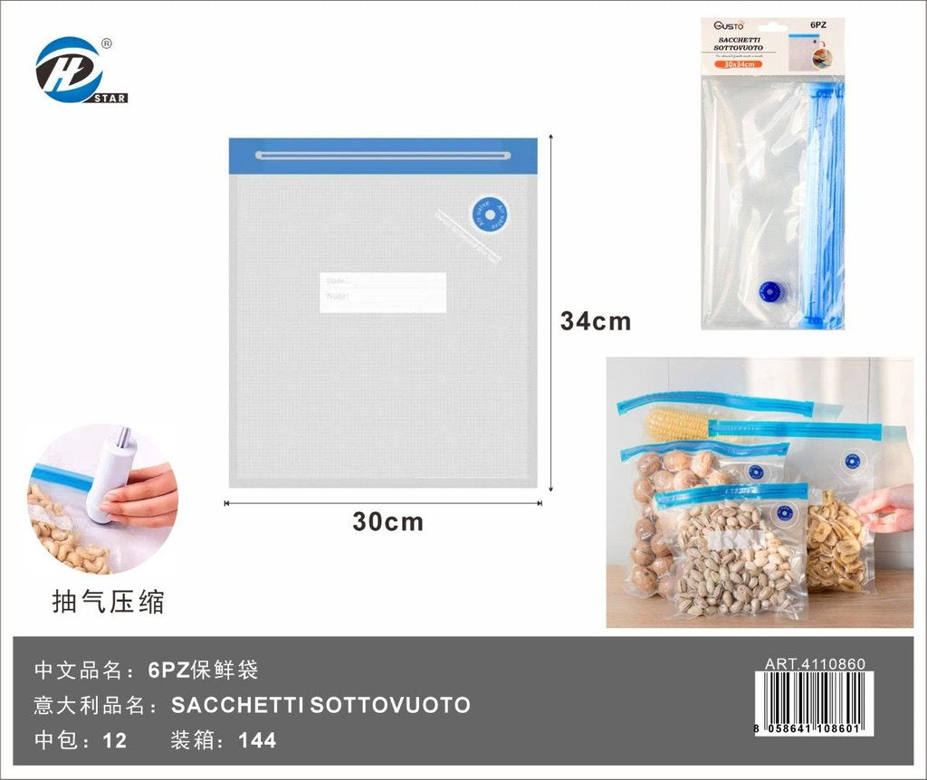 Sacchetti Sottovuoto 30*34Cm