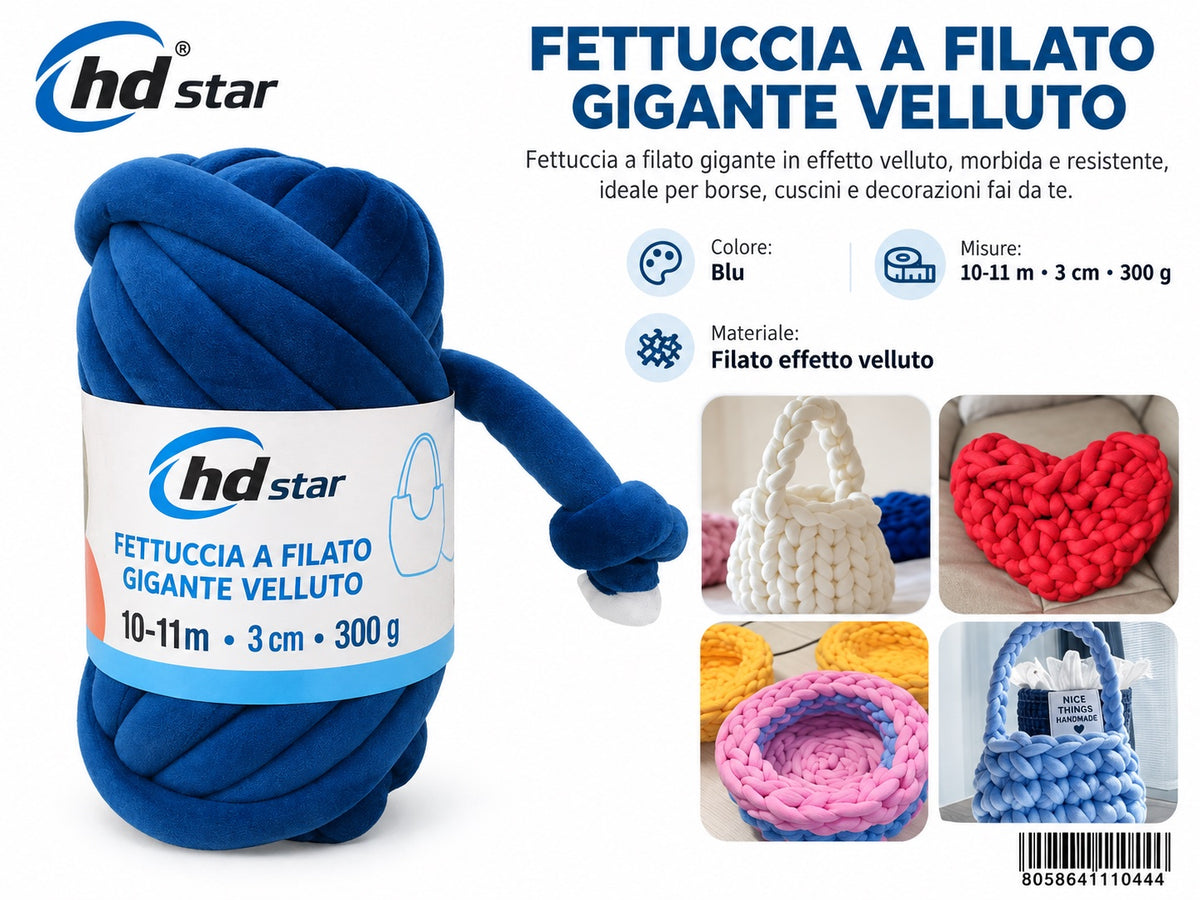 4111044 Fettuccia A Filato Gigante Velluto 300G Col. Harlan 1/6 Ct48