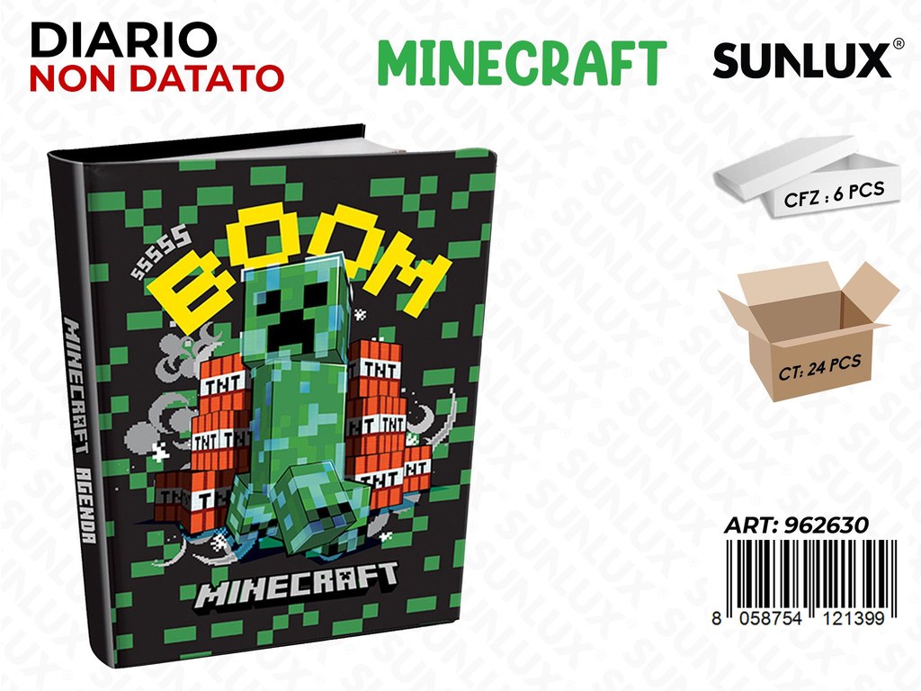 DIARIO NON DATATO MINECRAFT