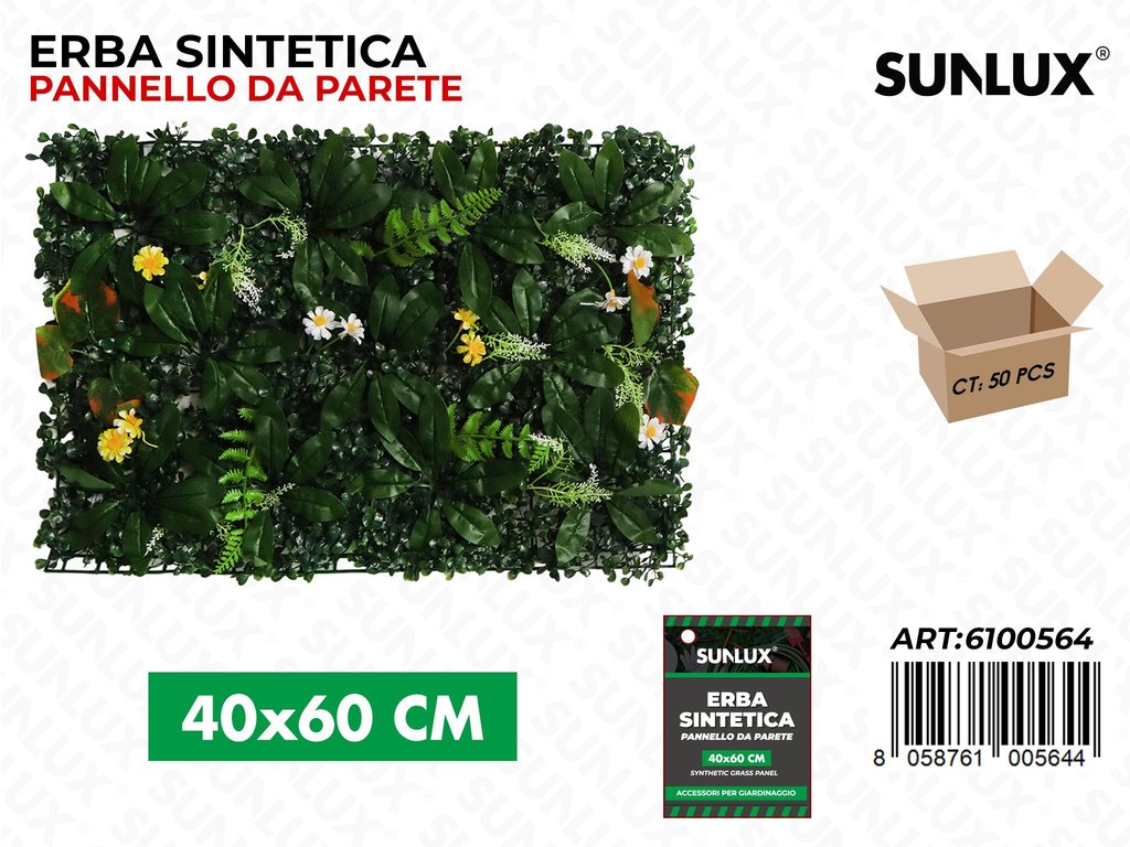 Sunlux Erba Sintetica da Parete 40*60CM