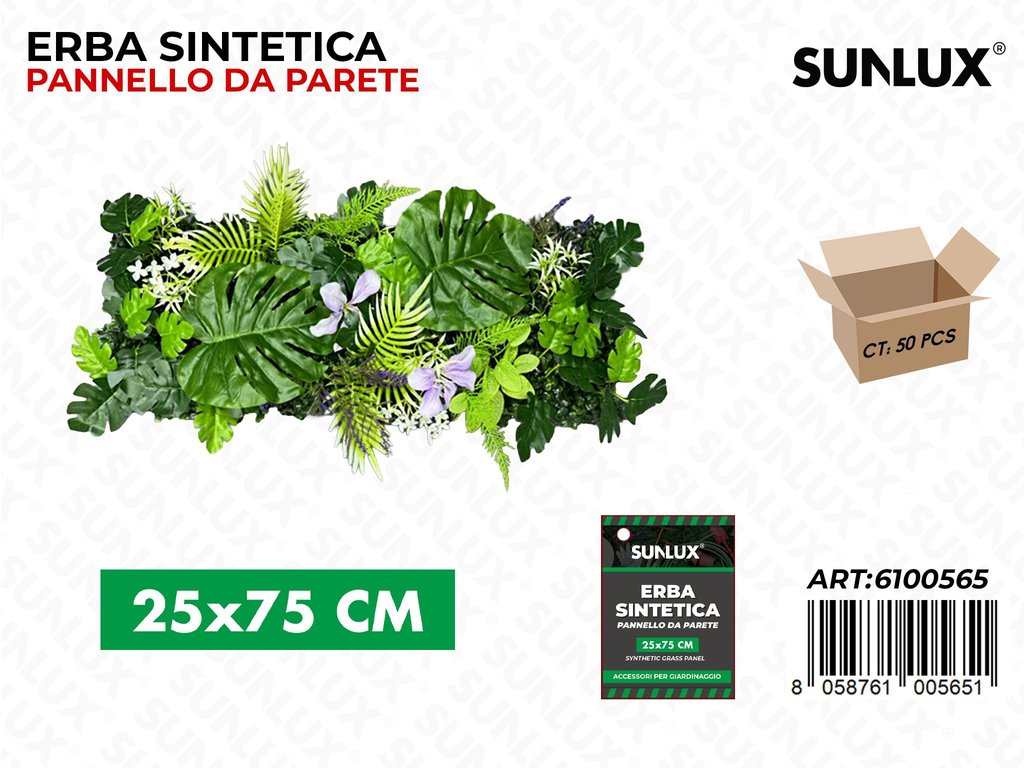 Sunlux Erba Sintetica Parete 25*75CM