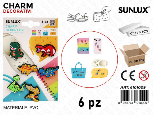 Sunlux Charm Dec. 6PCS Ass.