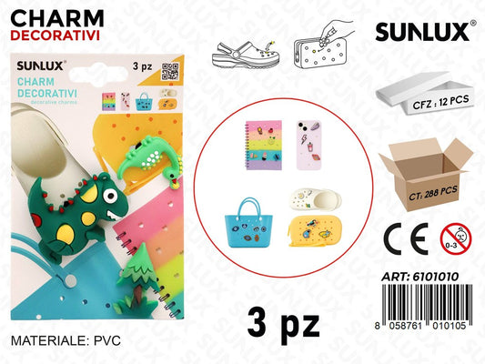 Sunlux Charm Dec. 6PCS Ass.