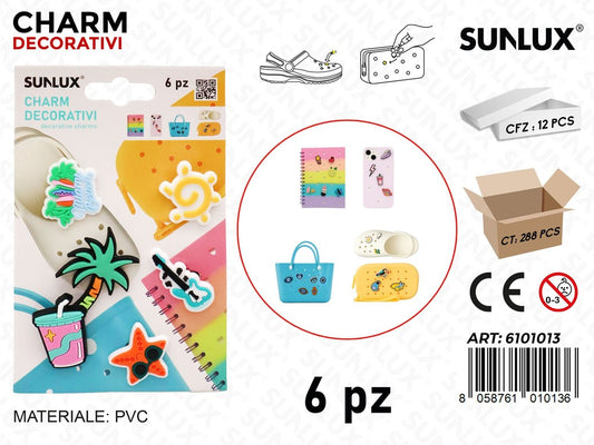 Sunlux Charm Dec. 6PCS Ass.