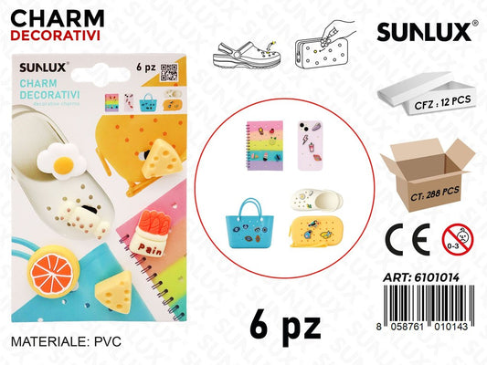 Sunlux Charm Dec. 6PCS Ass.
