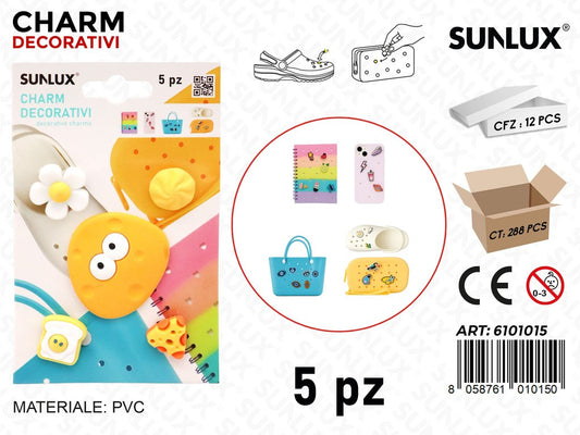 Sunlux Charm Dec. 5PCS Ass.